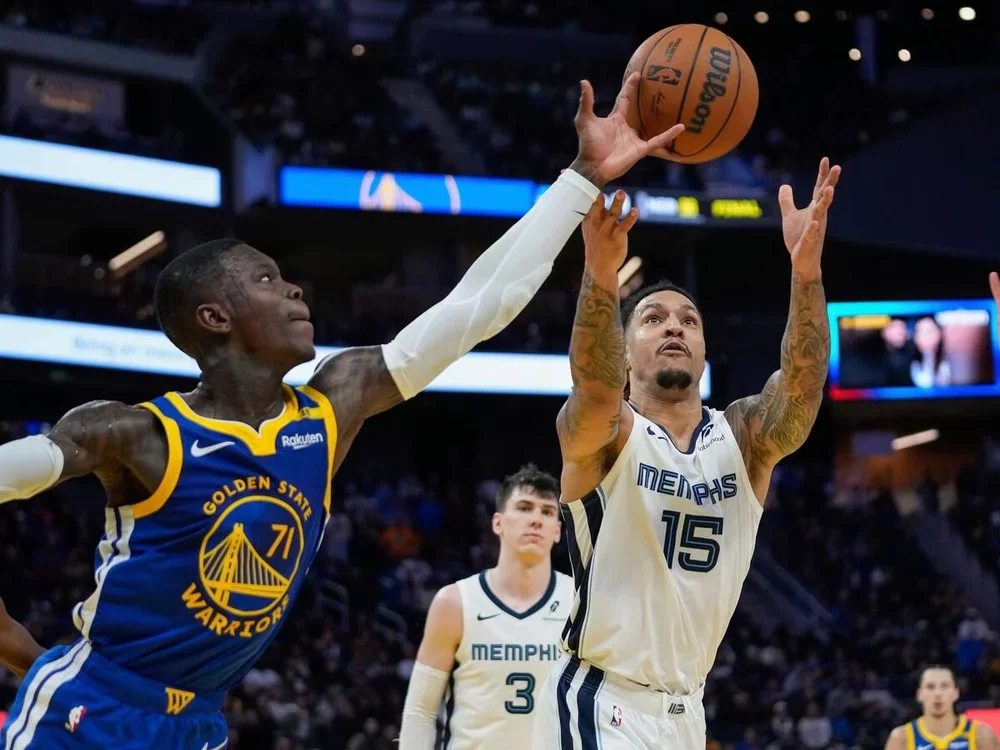 Brandon Clarke (r.) spielte seine gesamte NBA-Karriere für die Memphis Grizlies.