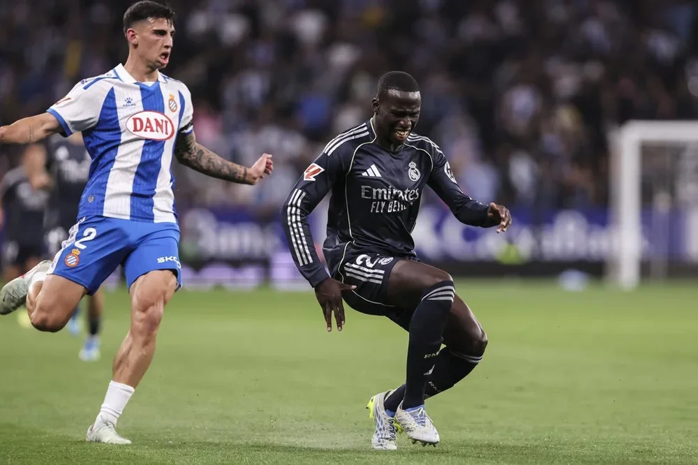 Ferland Mendy, en su último partido de la temporada